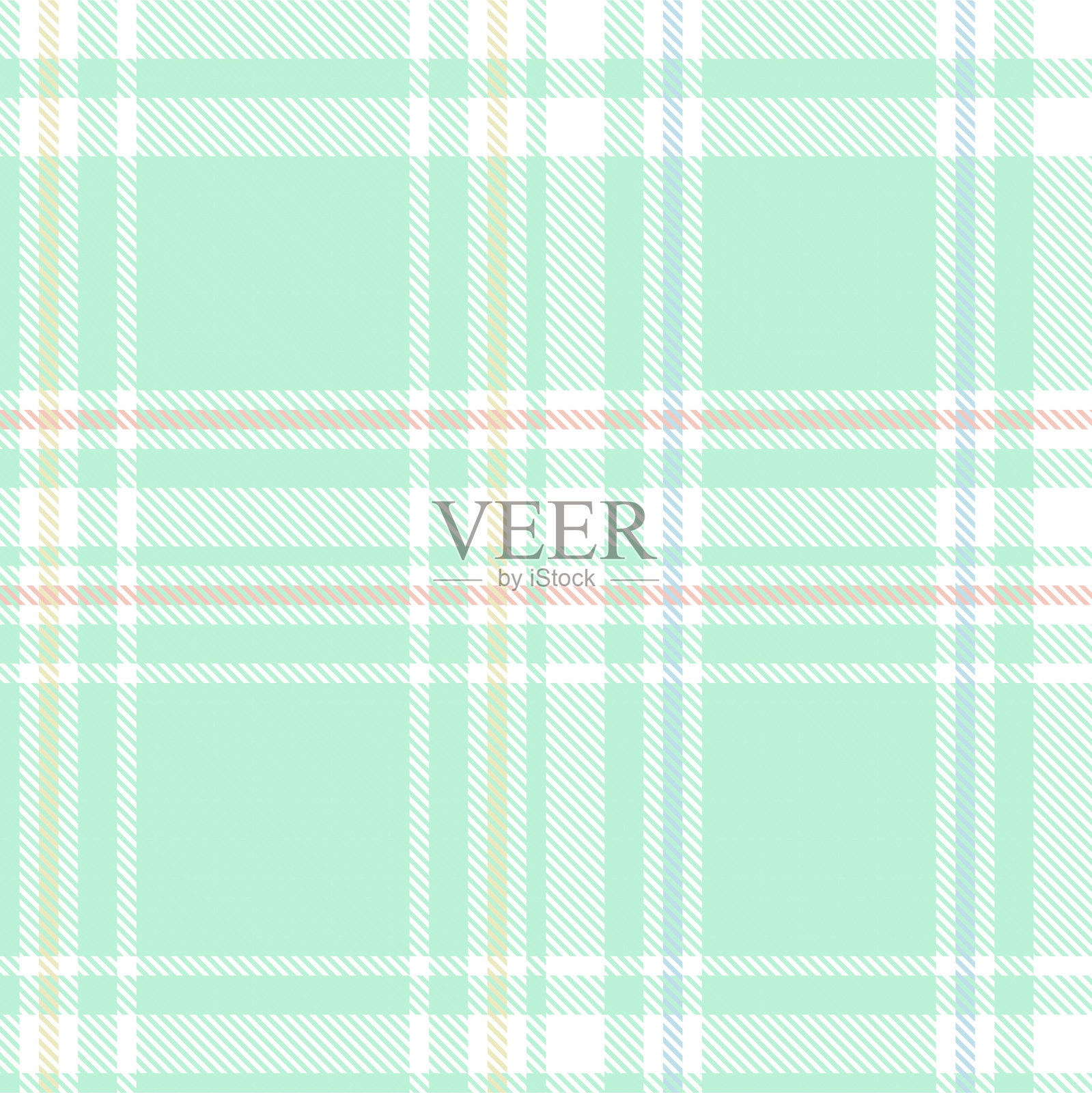 彩虹格纹格子格子无缝模式插画图片素材