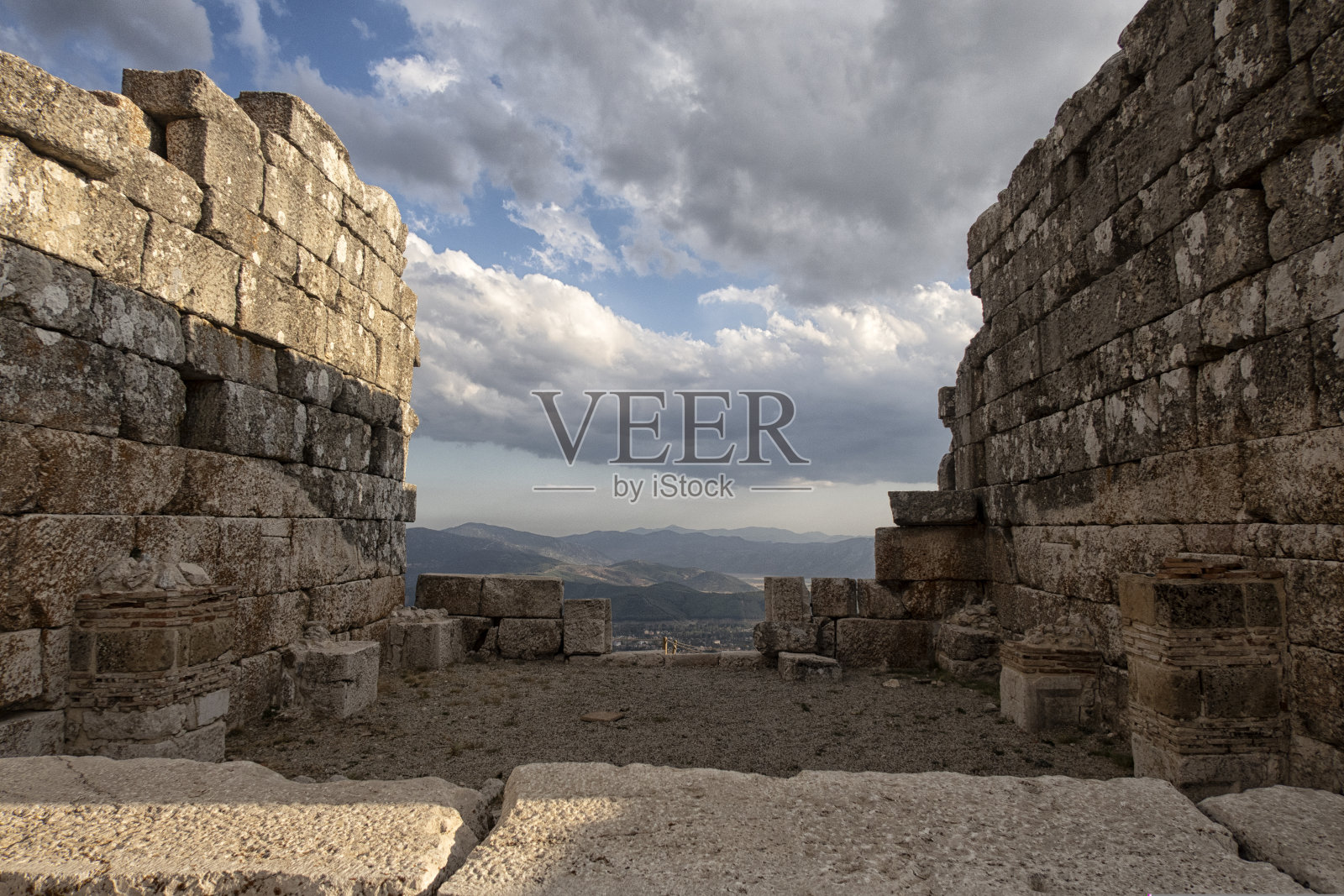 古老的萨加拉索斯古城遗址。2022年土耳其照片摄影图片