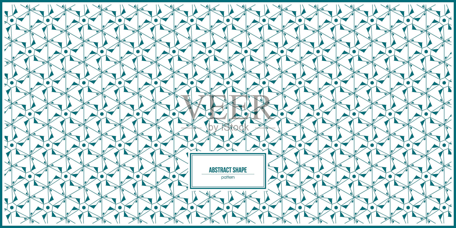 几何抽象形状的现代图案插画图片素材