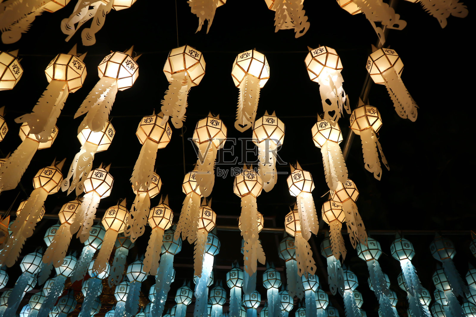 泰国的灯笼，泰国的灯或泰国的节日或节日的光照片摄影图片