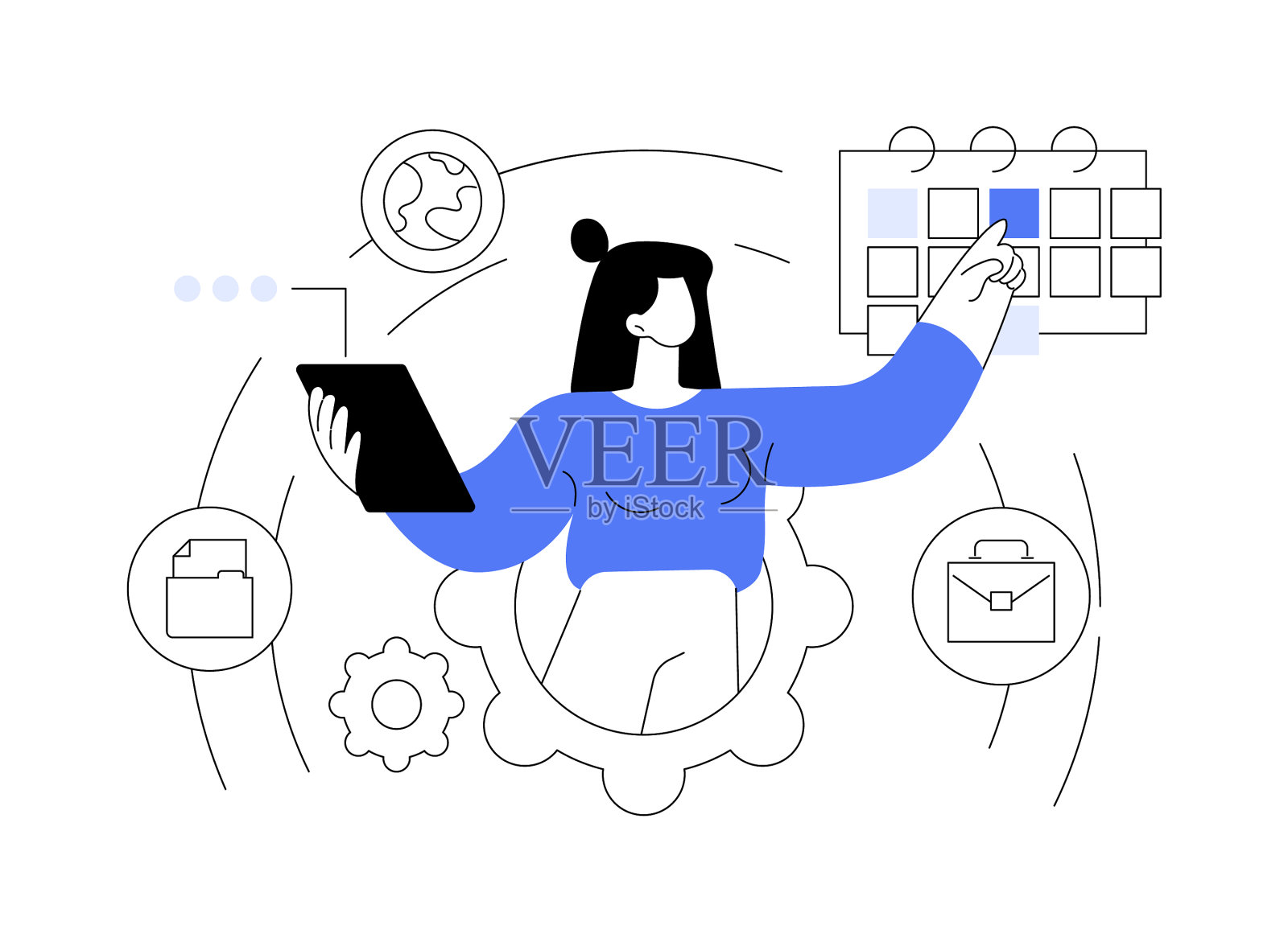 学科抽象概念设计元素图片