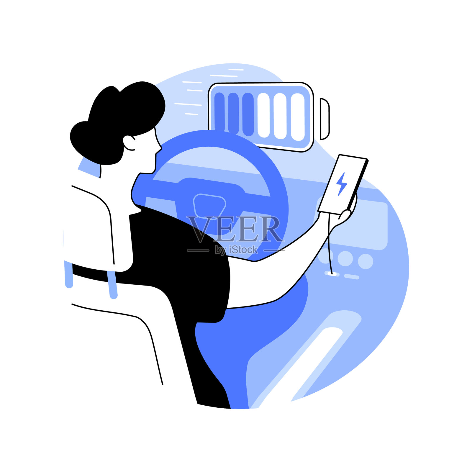 车载隔离卡通设计元素图片