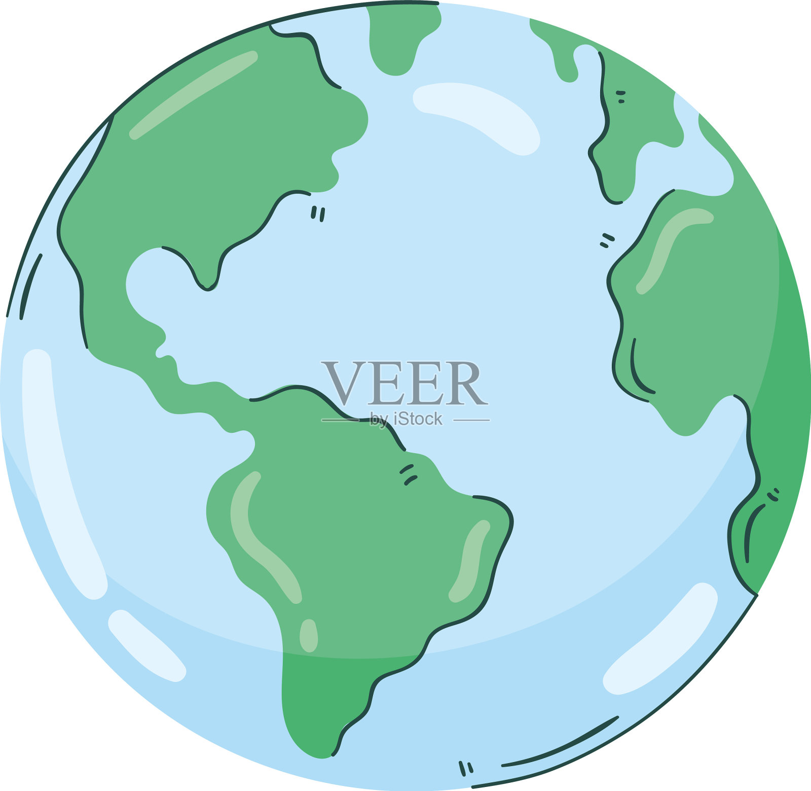 世界行星地球设计元素图片