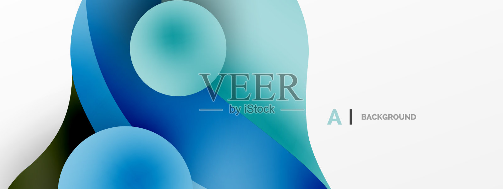 流动的几何形状极简抽象插画图片素材