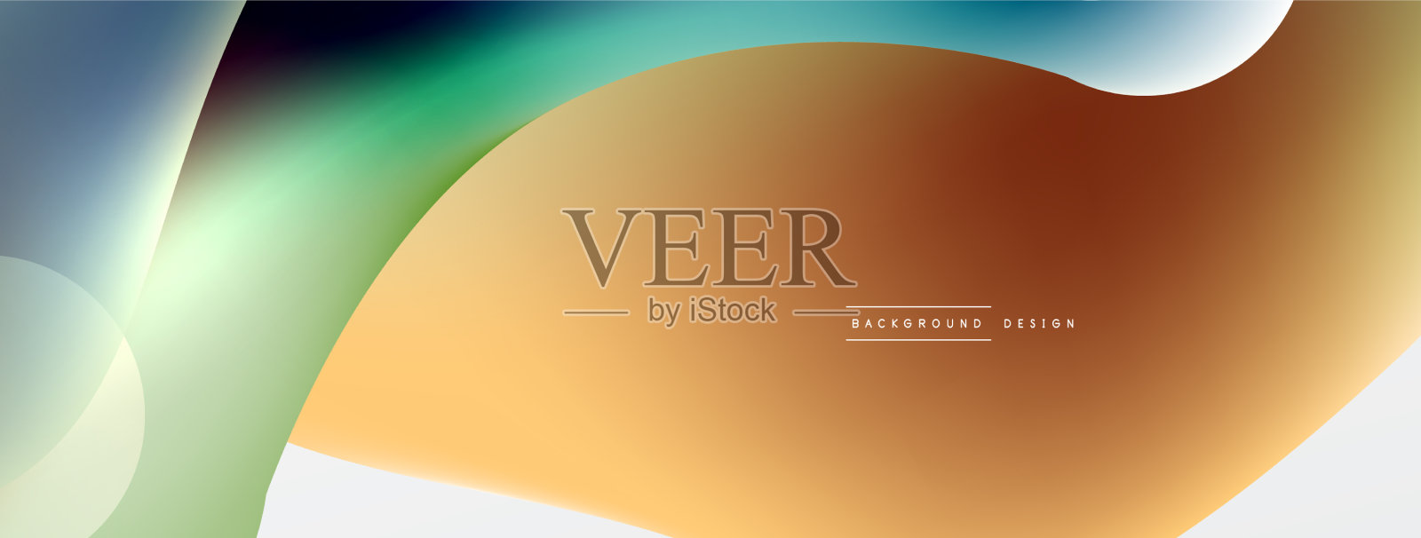 流体抽象背景圆形和圆形插画图片素材