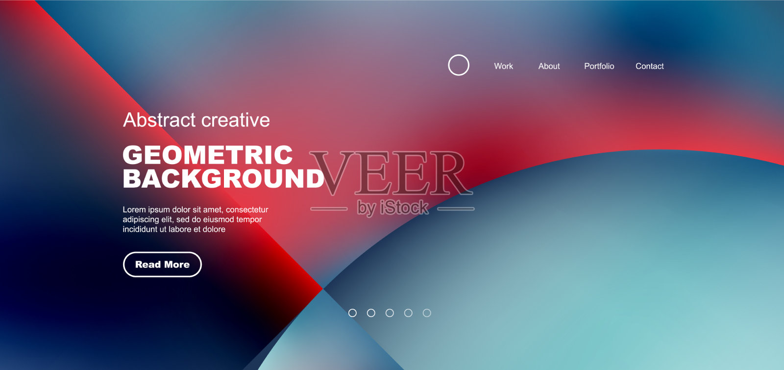 圆形、圆形和线条与流体插画图片素材