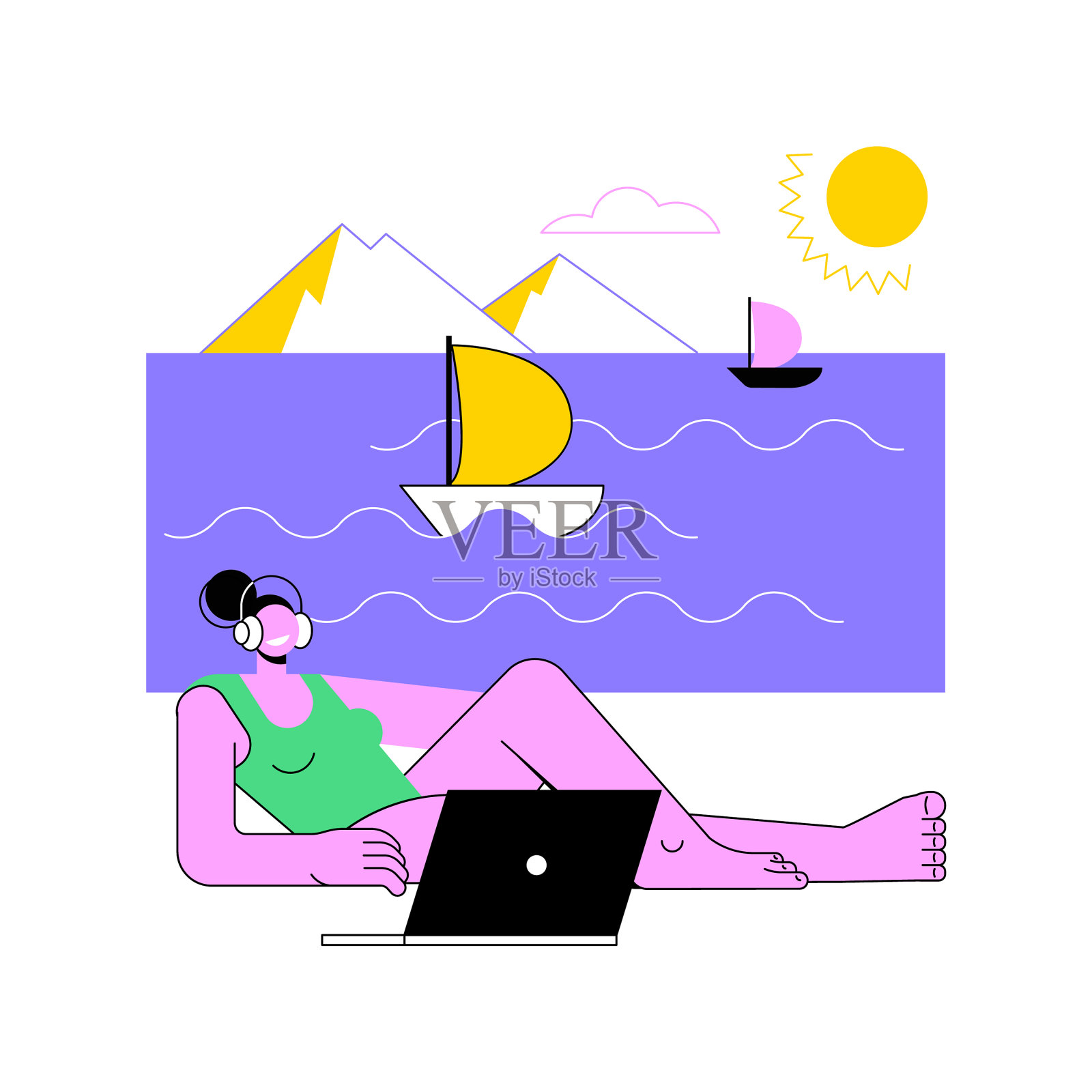 学习处处孤立卡通设计元素图片