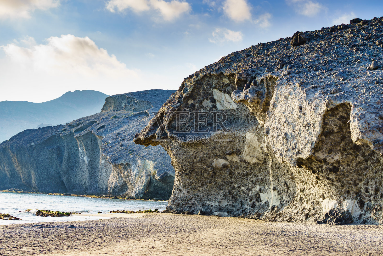 Monsul海滩，Cabo de Gata公园，西班牙照片摄影图片
