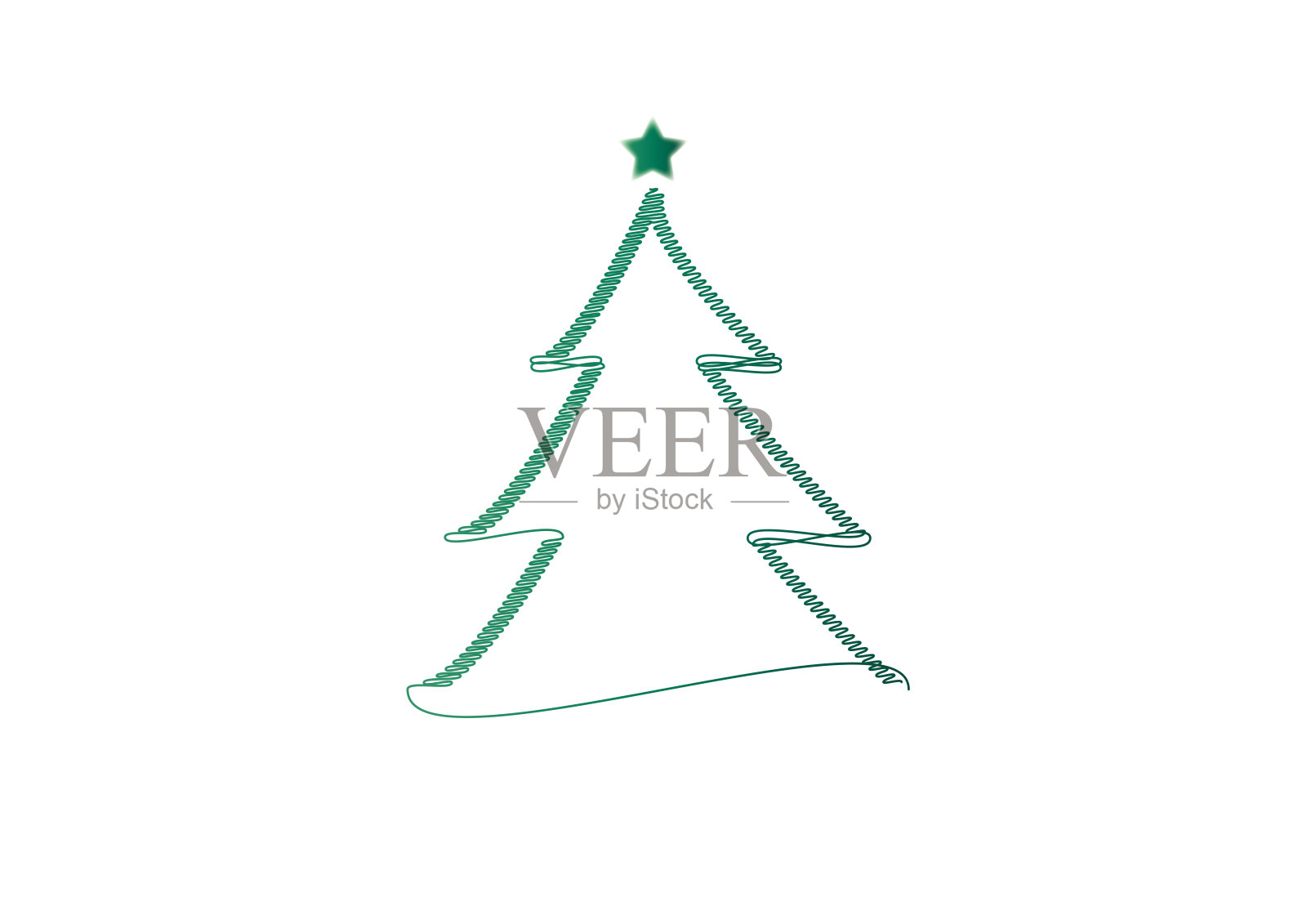 圣诞快乐和新年快乐的贺卡和背景插画图片素材