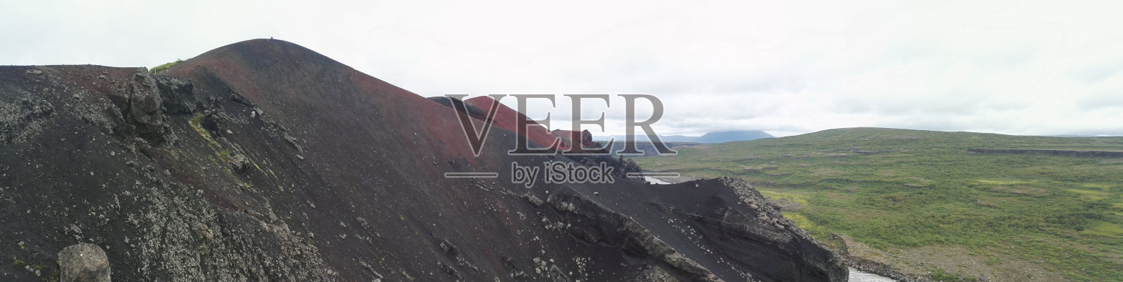 冰岛Raudholar火山的全景照片照片摄影图片