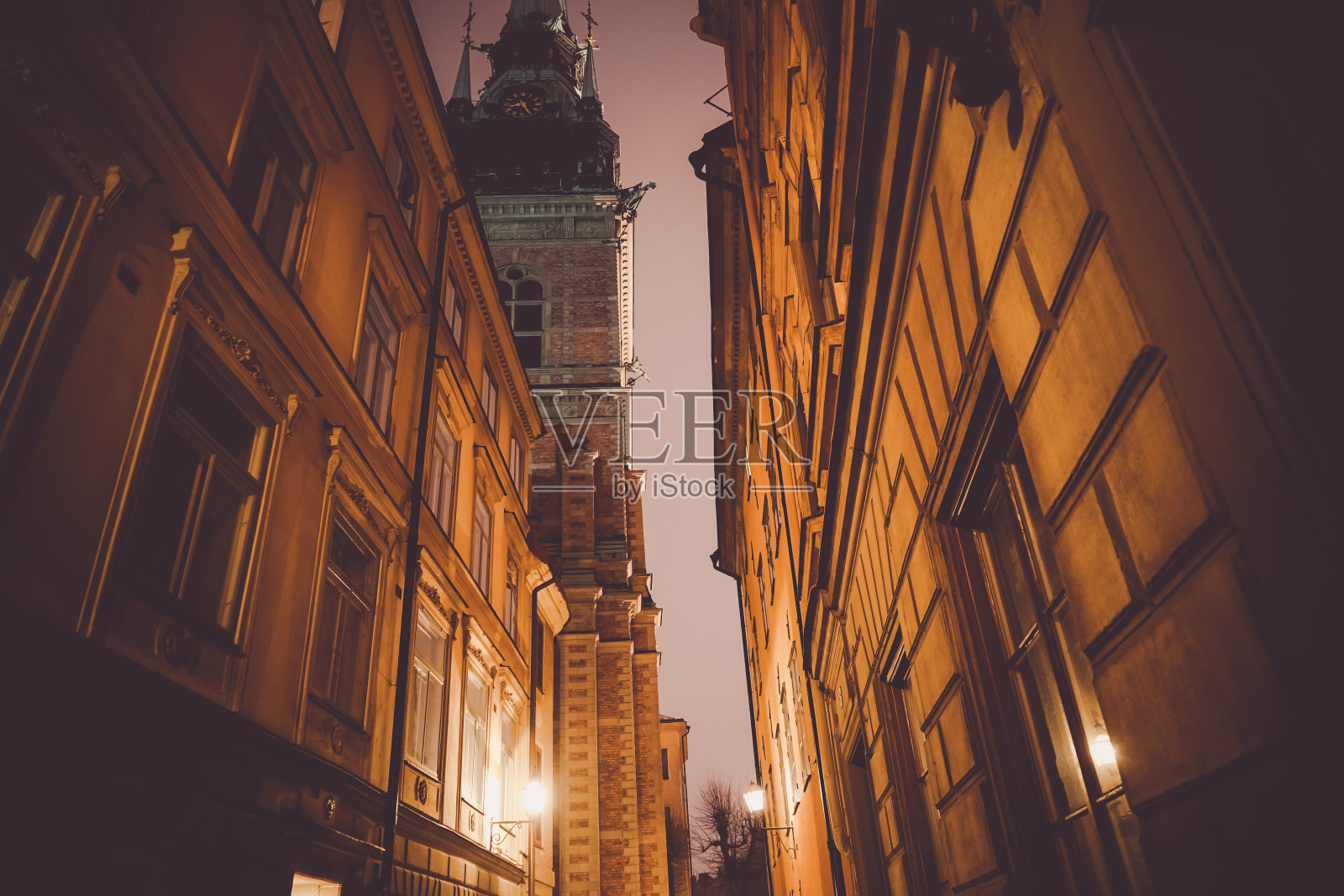 斯堪的纳维亚斯德哥尔摩的街道照片摄影图片