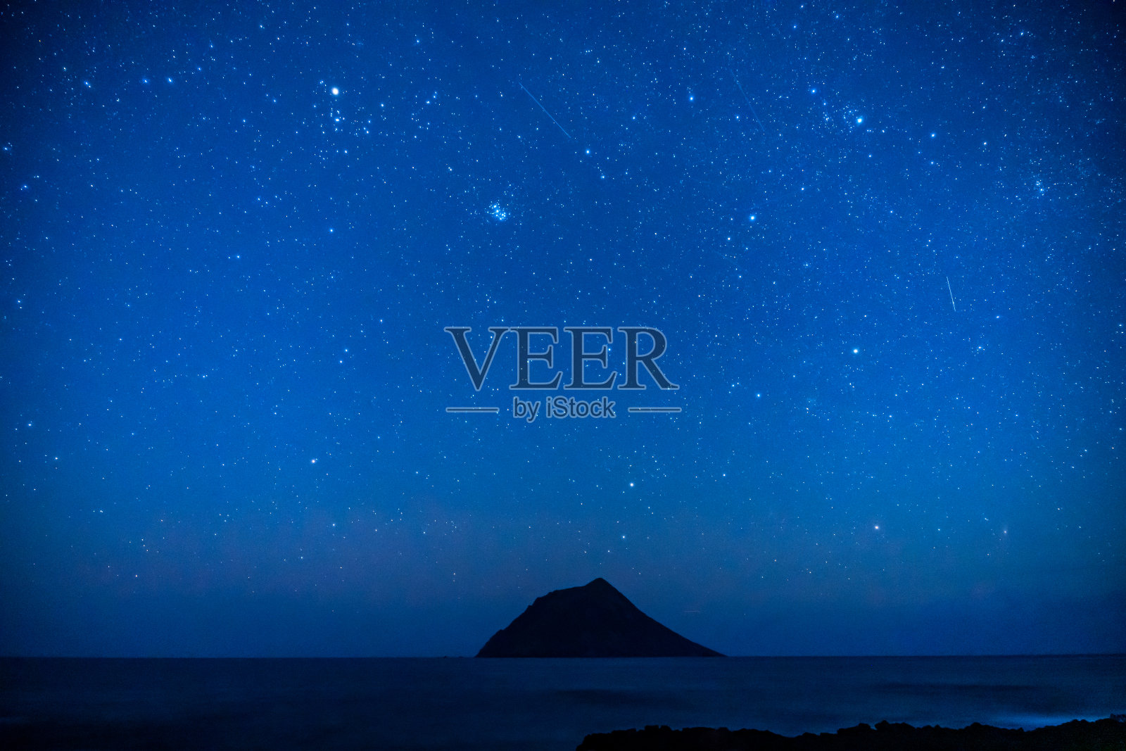 八丈岛的星空，八丈岛照片摄影图片