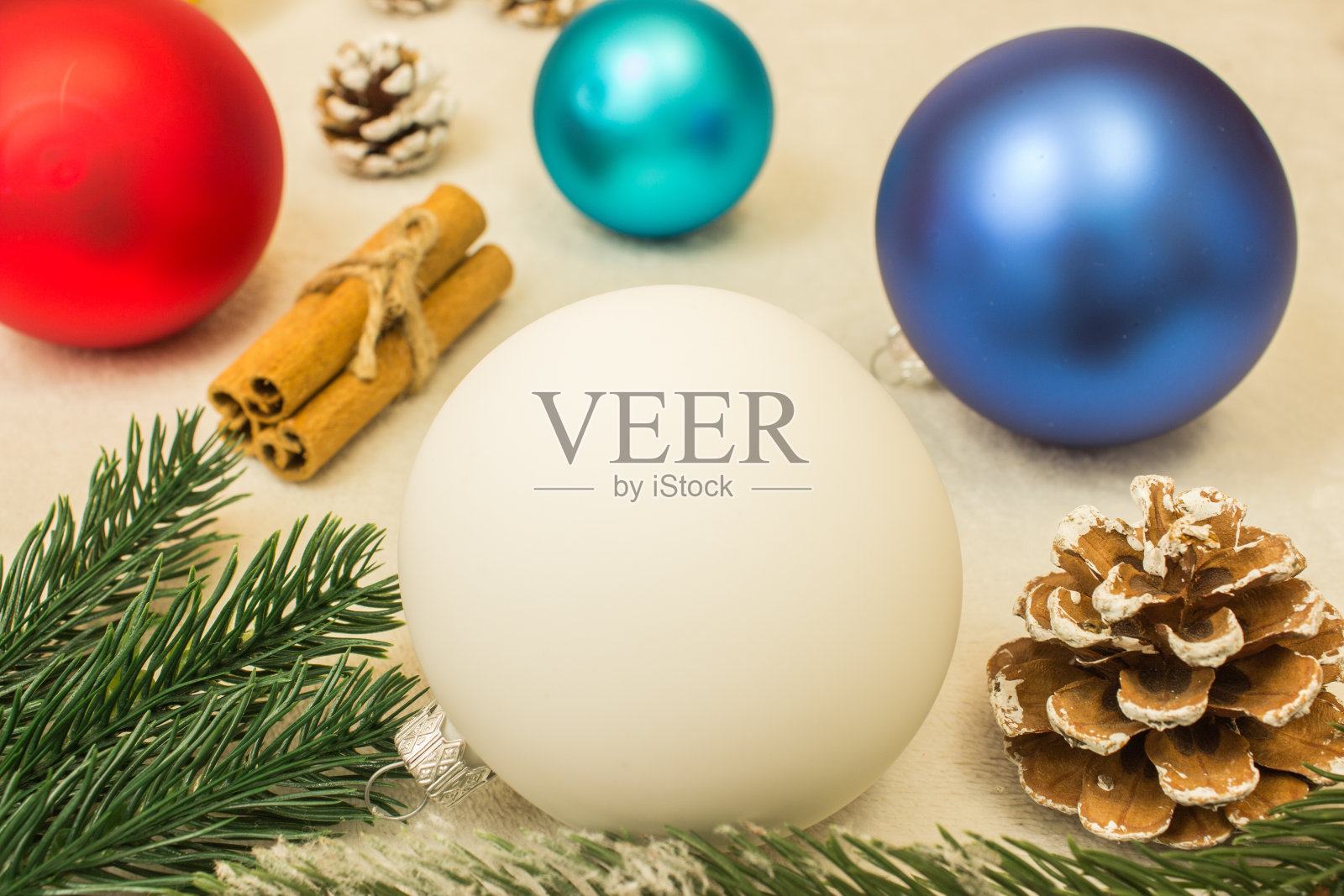 新年快乐和圣诞快乐的装饰照片摄影图片