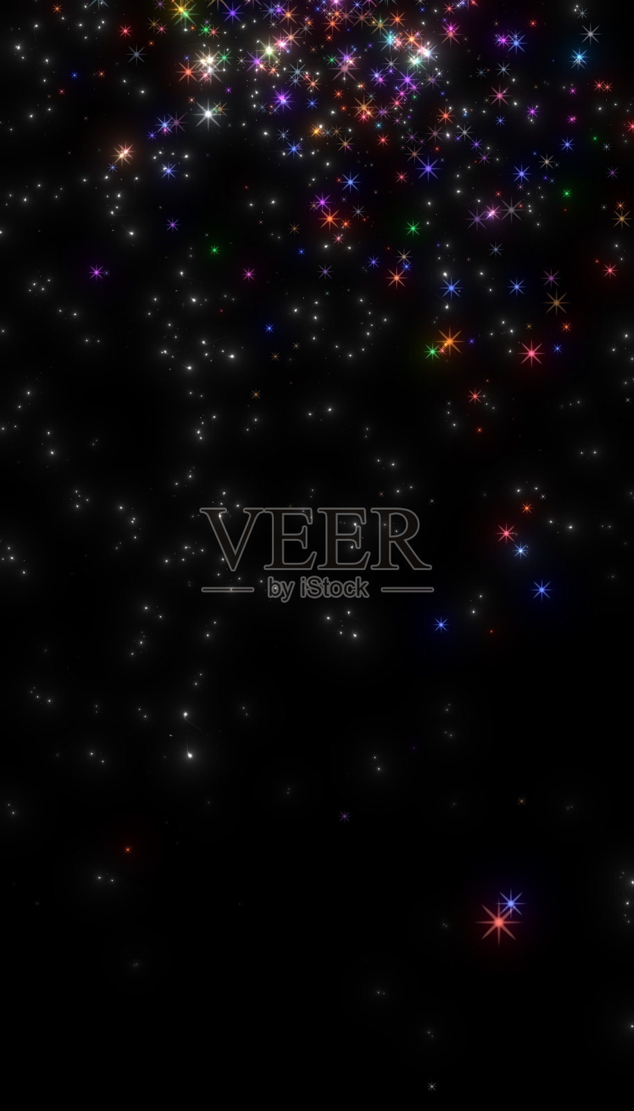 抽象背景的彩色火花照片摄影图片