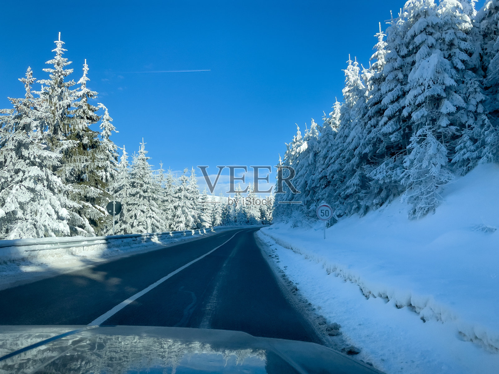 冬天的路照片摄影图片