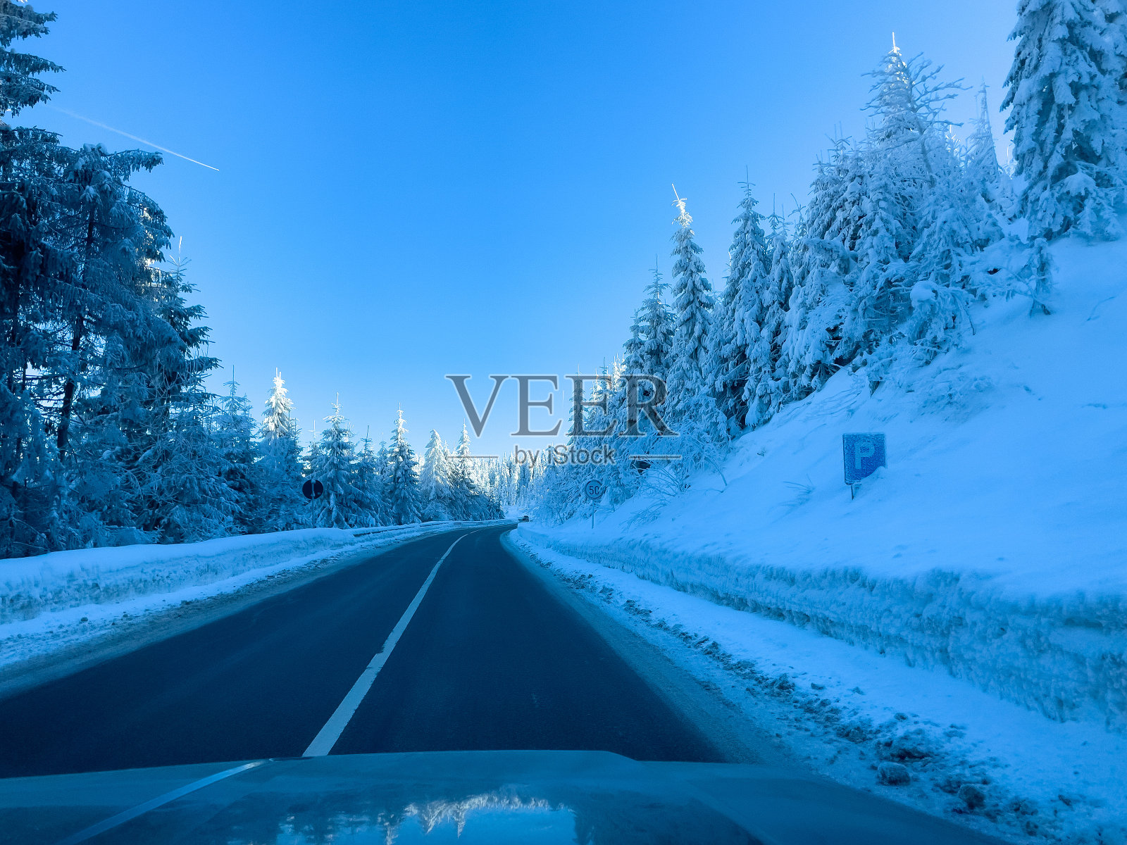 冬天的路照片摄影图片