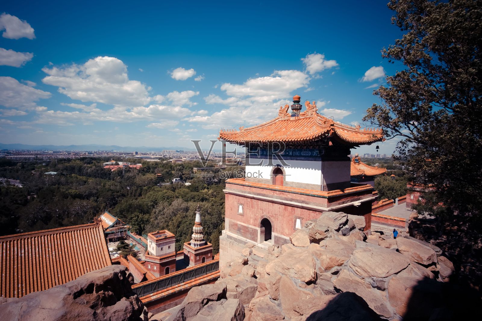 中国北京美丽的颐和园照片摄影图片