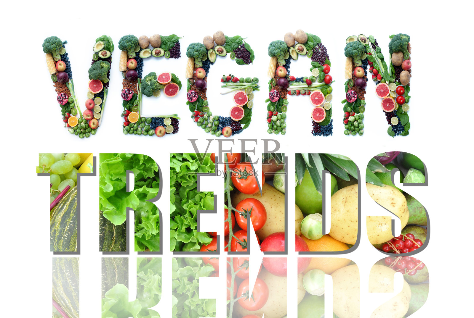 素食与健康趋势照片摄影图片