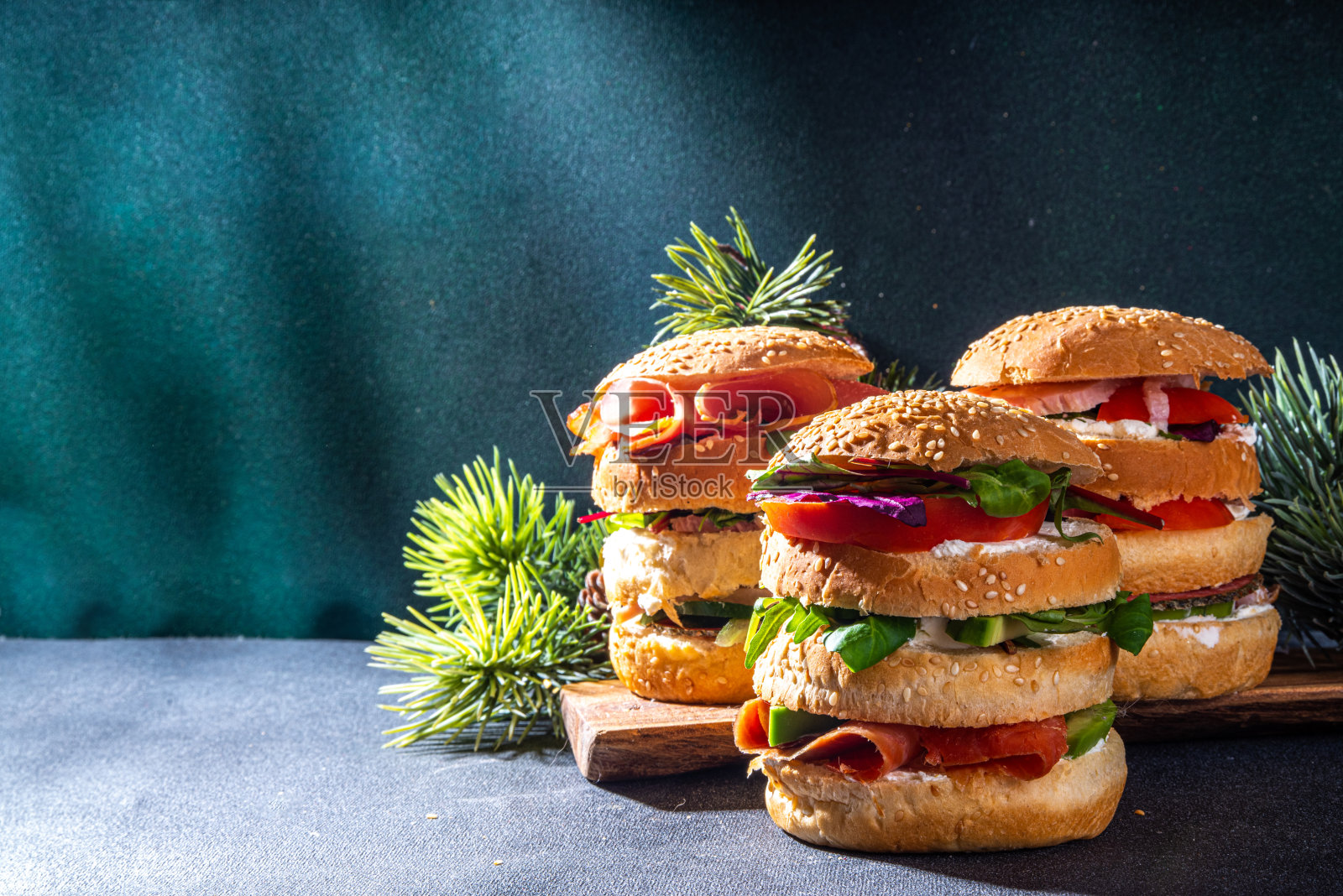 圣诞美食潘妮顿照片摄影图片