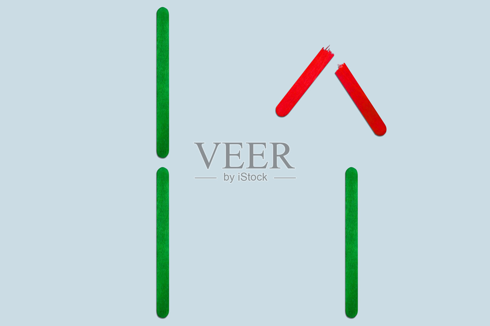 用棍子抽象市场风险概念照片摄影图片