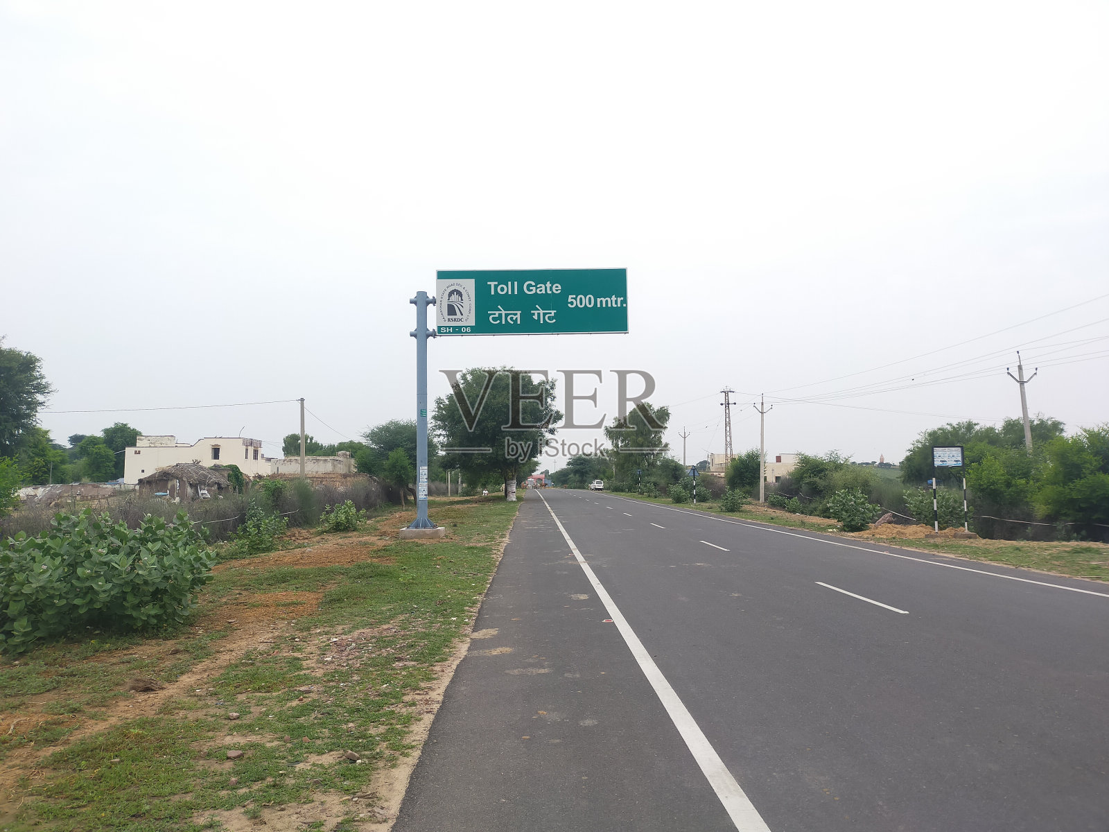 在拉贾斯坦邦的收费站照片摄影图片