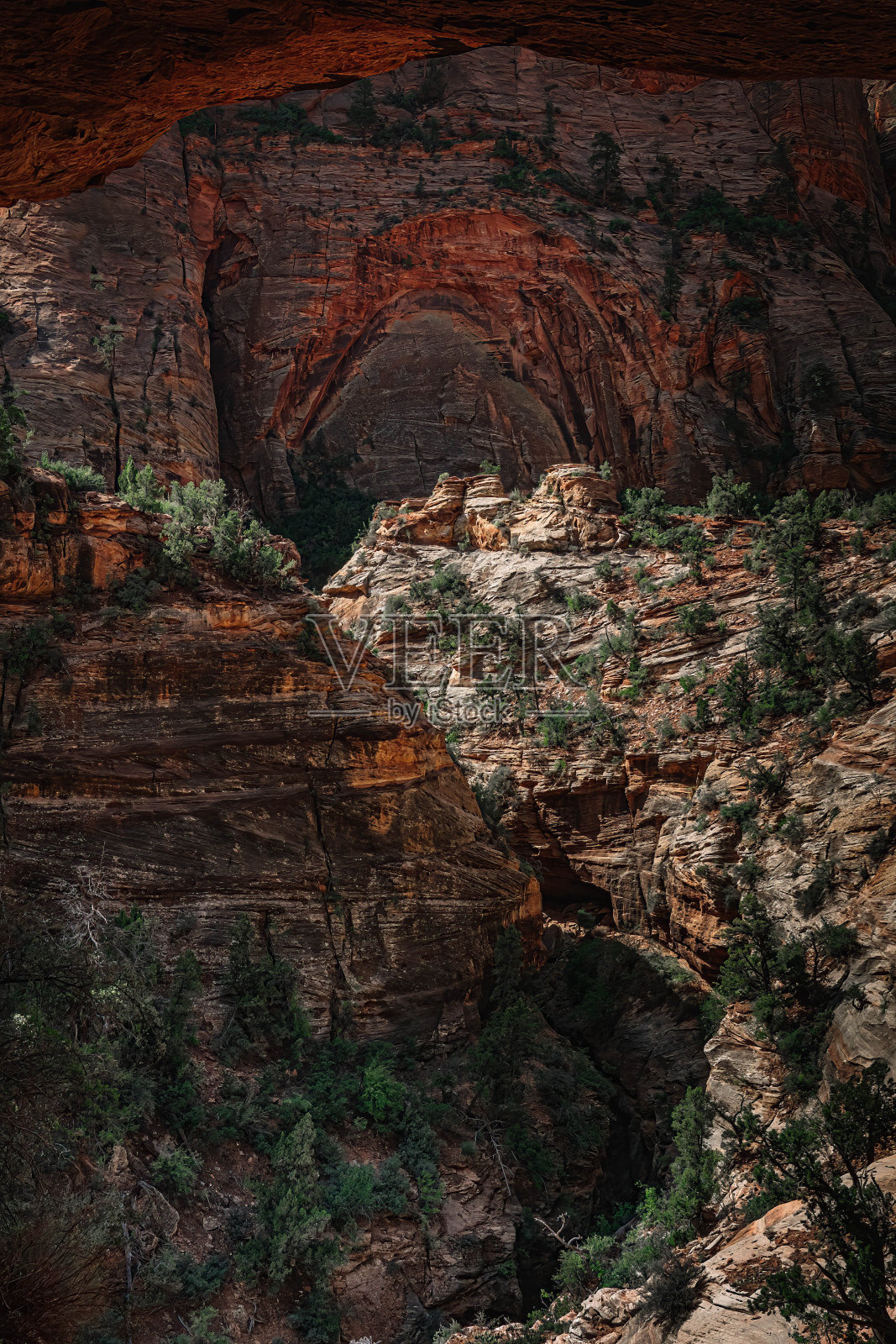布莱斯峡谷，蒙太奇和景观照片摄影图片
