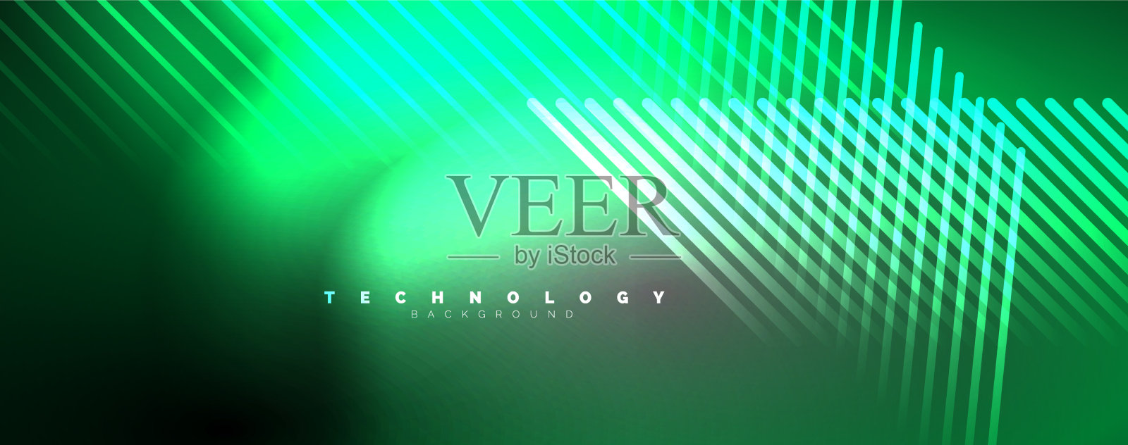 光束霓虹灯线条抽象的背景插画图片素材