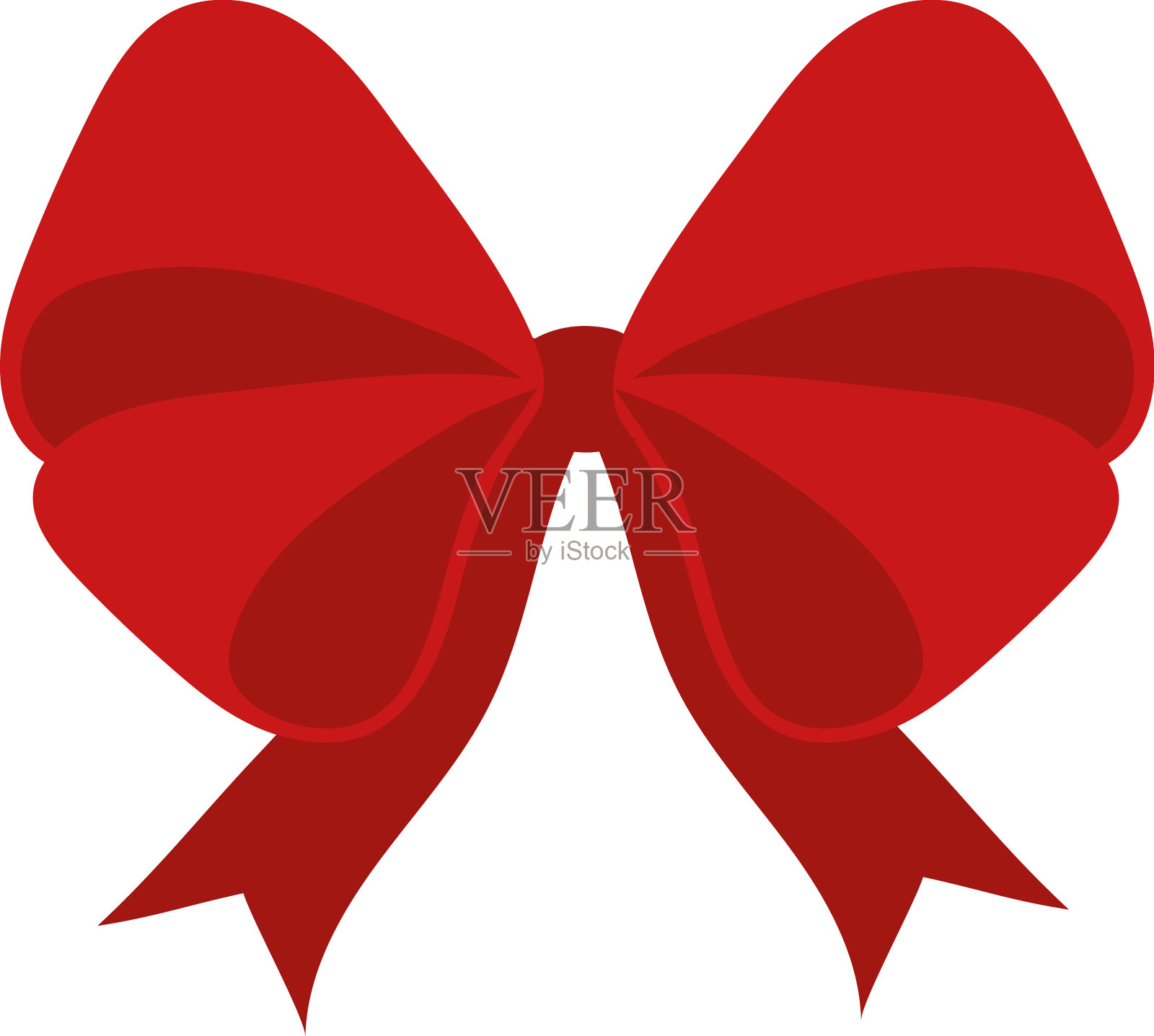 蝴蝶结圣诞手绘设计元素图片