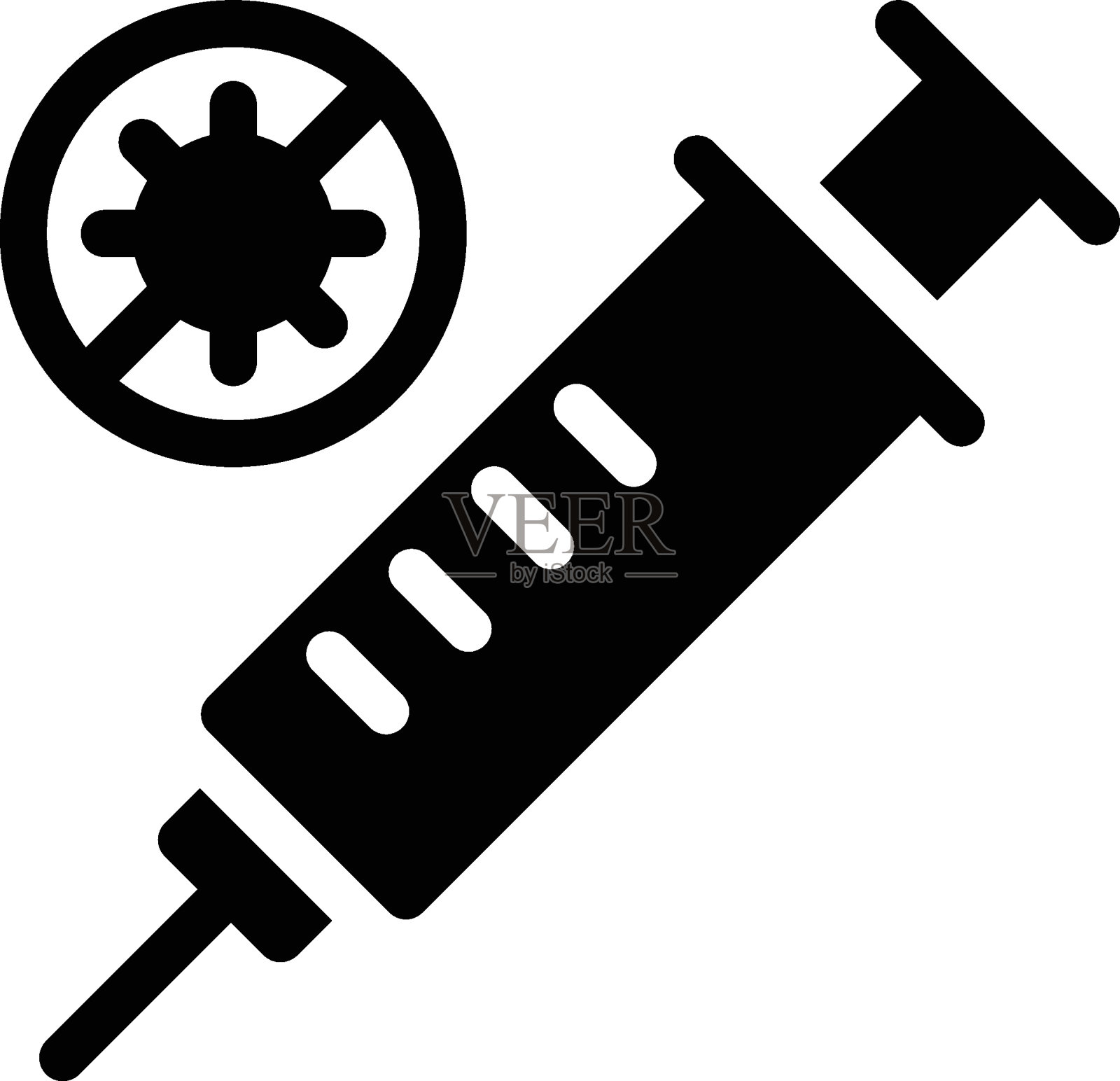 没有病毒插画图片素材