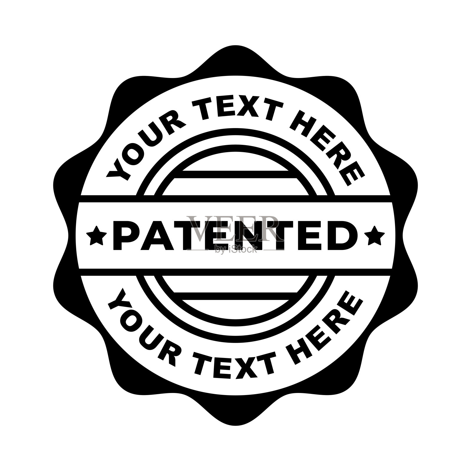 专利邮票图标矢量插图插画图片素材