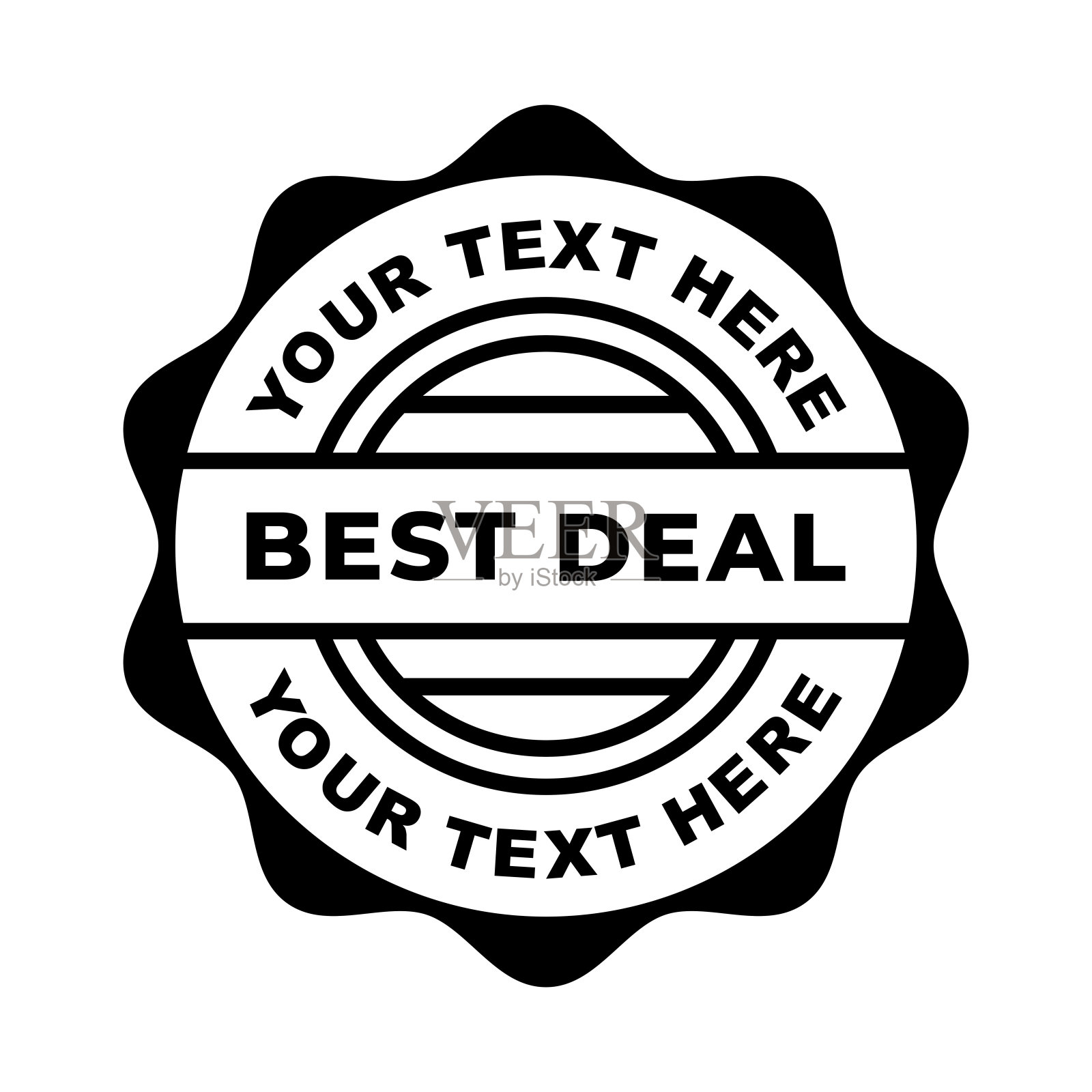 最好的交易邮票图标矢量插图设计元素图片