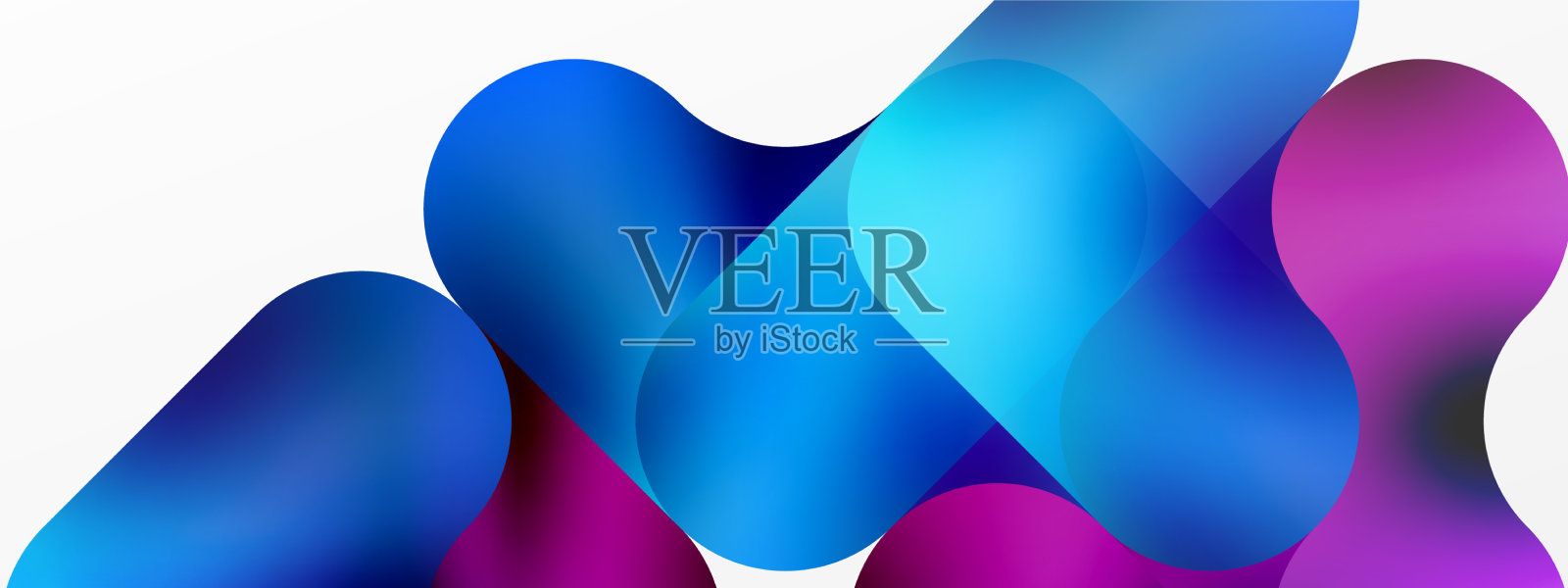 圆形和圆形几何抽象插画图片素材