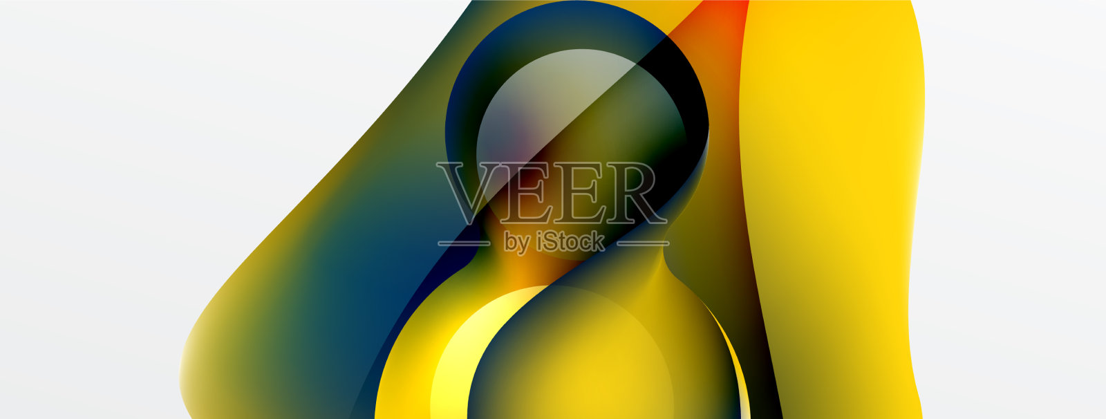 流体抽象背景液体颜色梯度插画图片素材