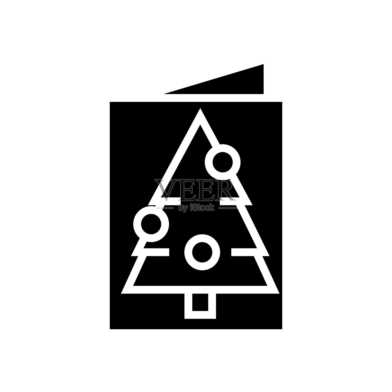 矢量插图。线条笔画图标。节日的象征。圣诞快乐和新年快乐的图标集。可编辑矢量图形。图标素材