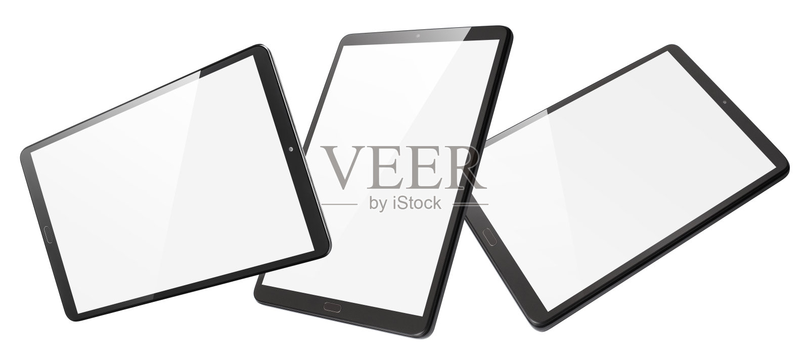 白色的飞行平板电脑照片摄影图片