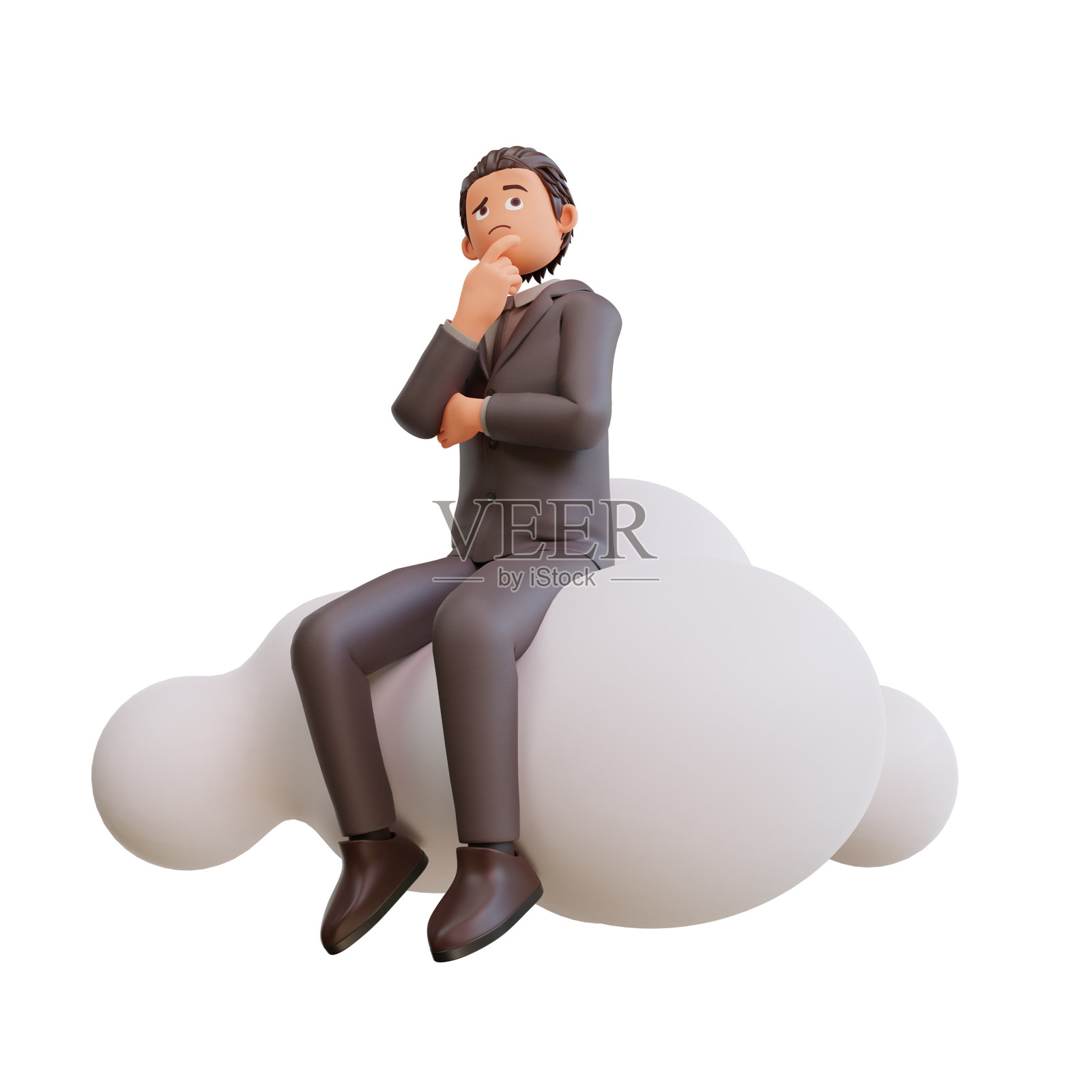 业务问题解决概念在线沟通问题和问题解决三维插图照片摄影图片