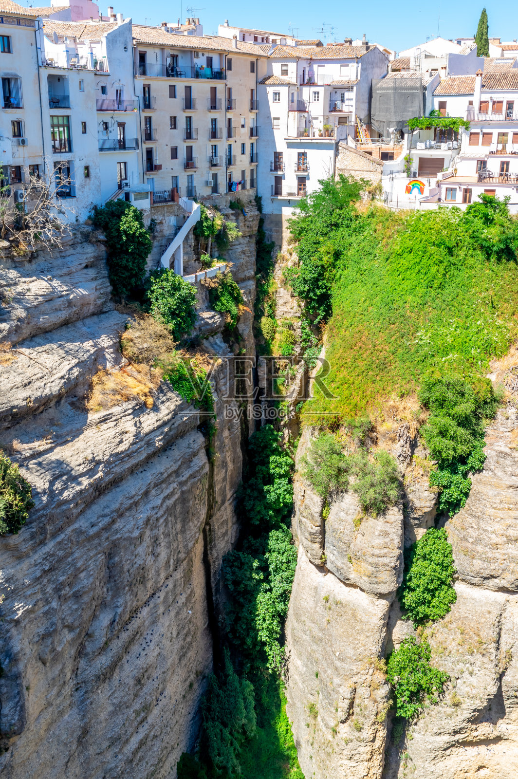 隆达，西班牙，塔霍峡谷的风景照片摄影图片