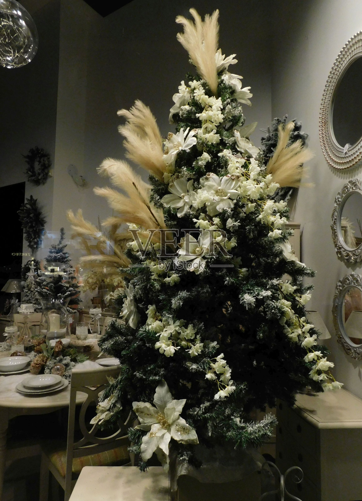 圣诞树照片摄影图片