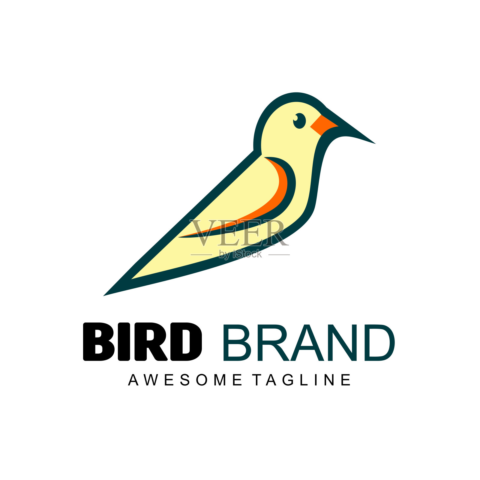 优质矢量鸟设计彩色插画图片素材