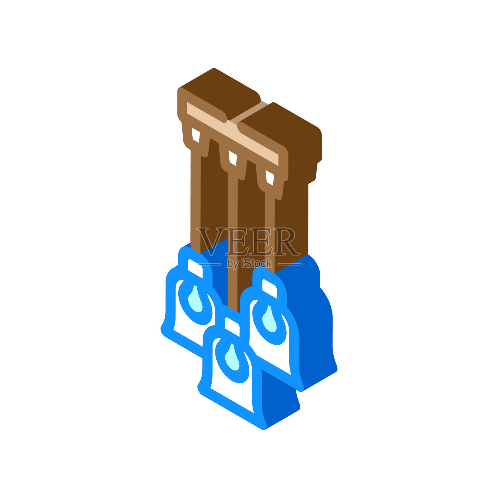 家用灯天花板等距图标矢量插图插画图片素材