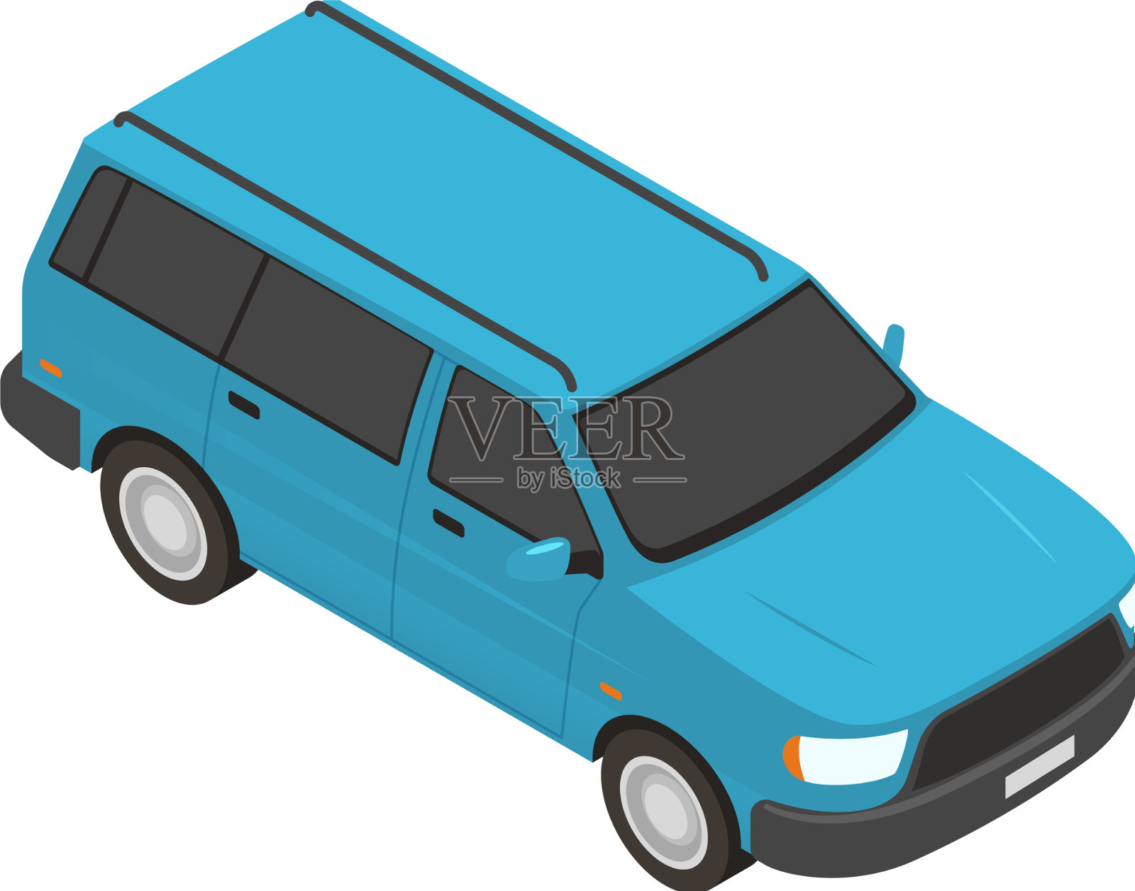 等距汽车图标设计元素图片