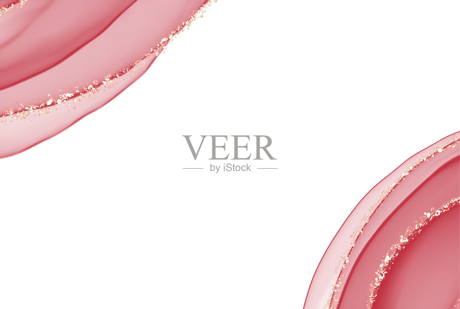 酒精油墨粉白色底色与复制空间插画图片素材