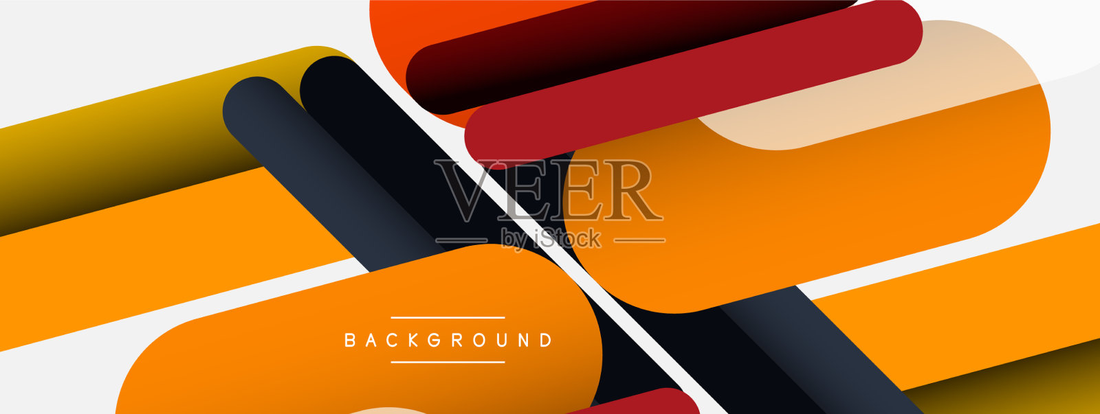 抽象的背景圆形形状的线条插画图片素材