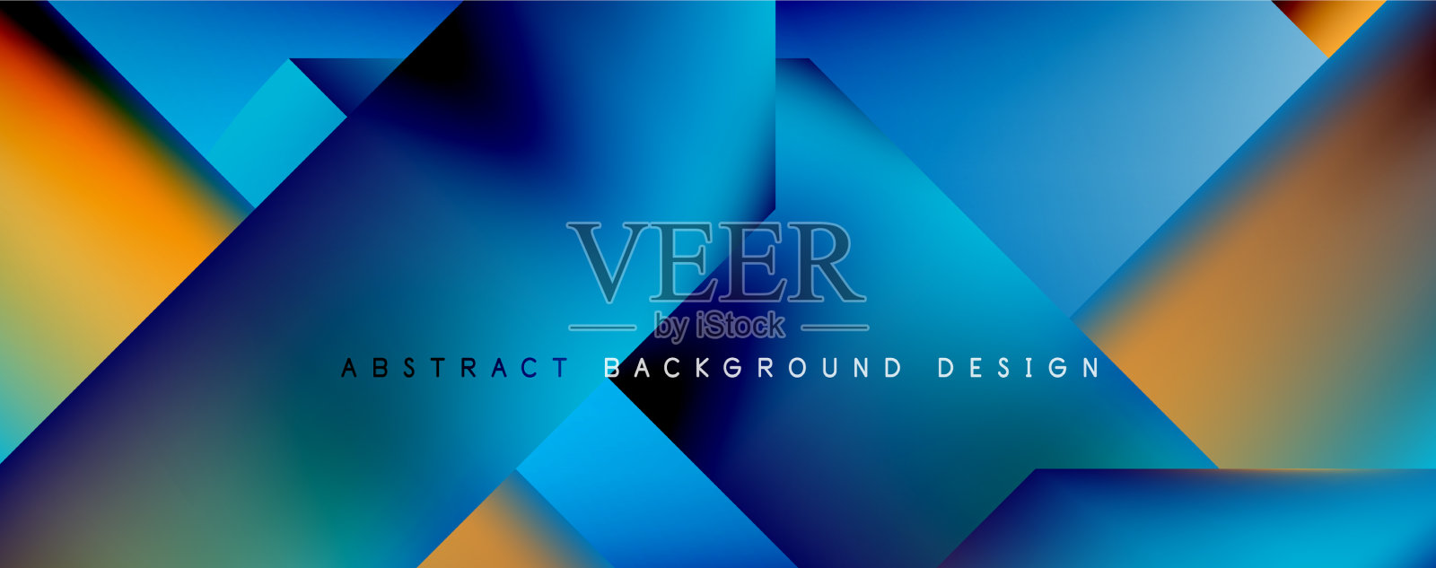 几何抽象的背景线与流体插画图片素材