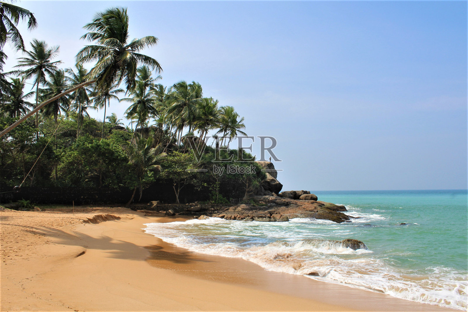 异国情调的热带美丽沙滩斯里兰卡照片摄影图片