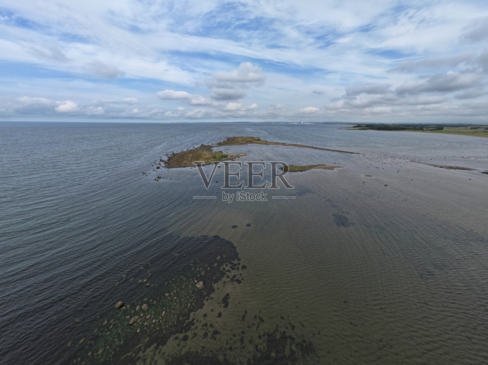 哈尔姆斯塔德 Påarp 的瑞典西部海滩和海岸照片摄影图片