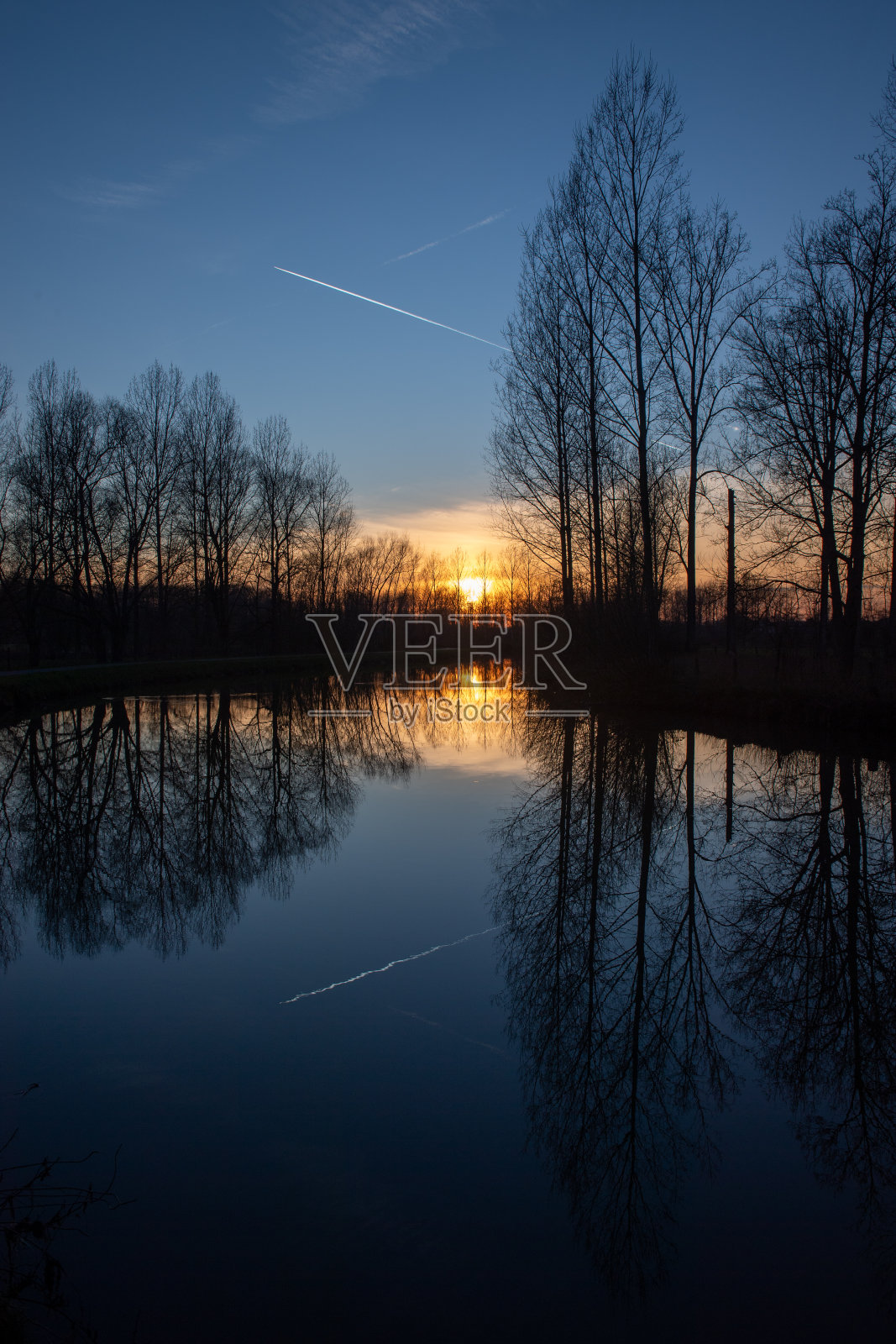 傍晚沿着丹德尔照片摄影图片
