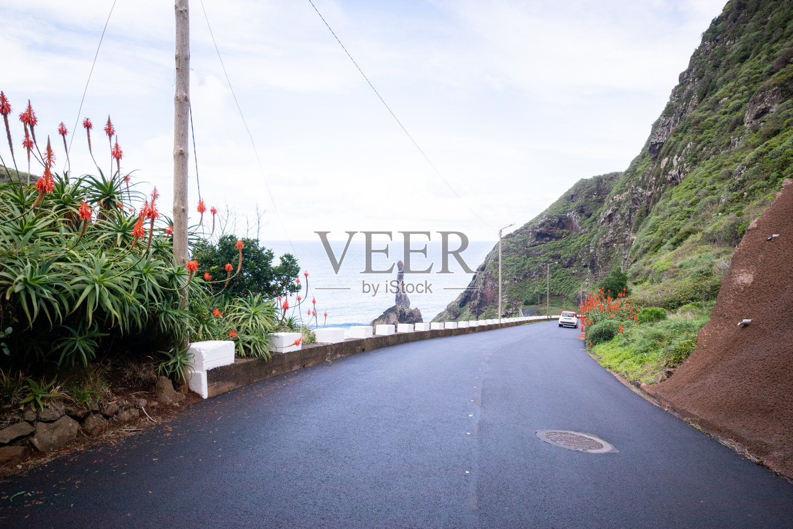 马德拉的Ribeira do Janela照片摄影图片