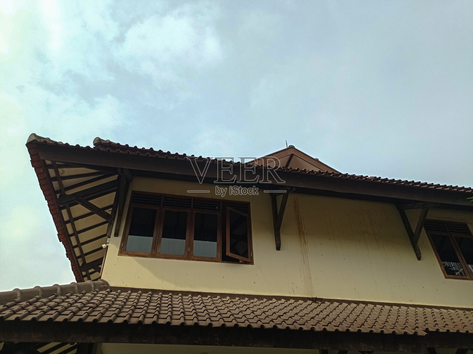 连栋房屋照片摄影图片