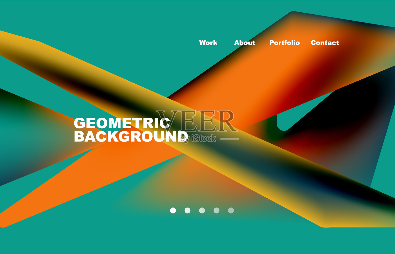 碎片形状组成抽象背景网插画图片素材